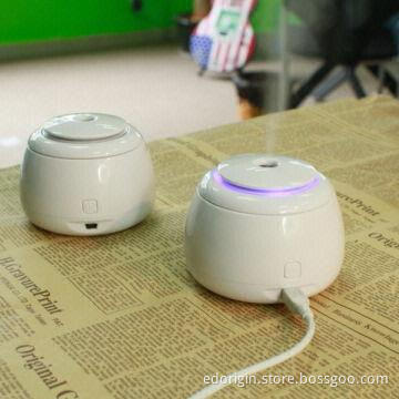 Ultrasonic Mist Humidifier with LED Light, Mini Rice Cooker Design